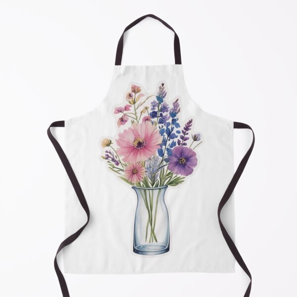 Item preview, Elegant Wildflower Sticker – Transparent Watercolor Flowers for Art Projects designed and sold by STmez Design.