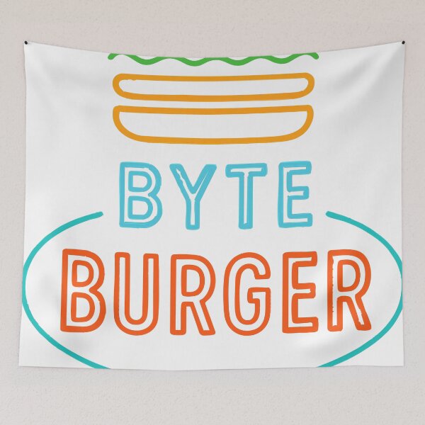 Item preview, ByteBurger Logo designed and sold by AbstractAnom.