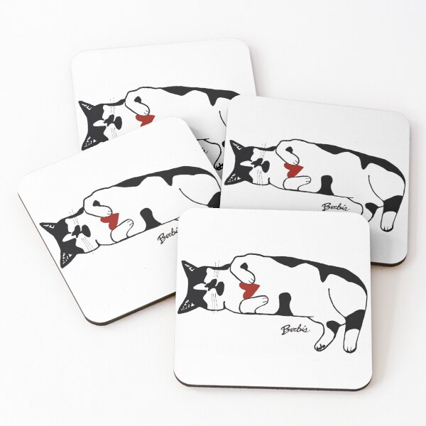 Item preview, Kitty Clutching Heart Cute Manx Cat Romantic Gift, Heart Clutch Pet Art designed and sold by Beebis.