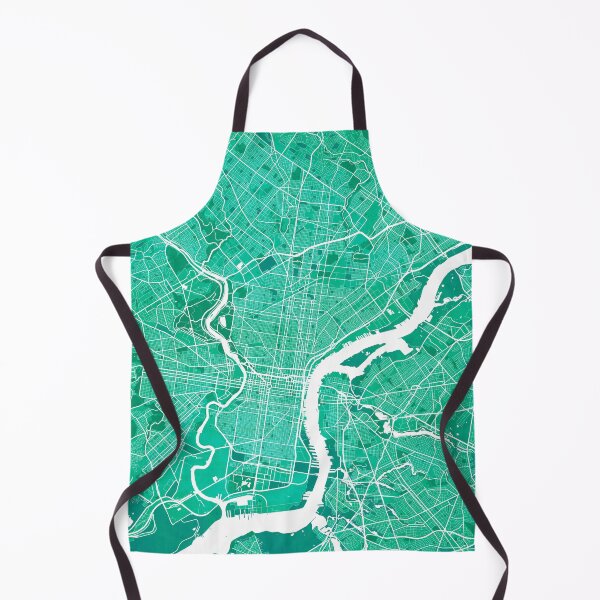 Item preview, Philadelphia City Map of Pennsylvania, USA - Watercolor designed and sold by deMAP.