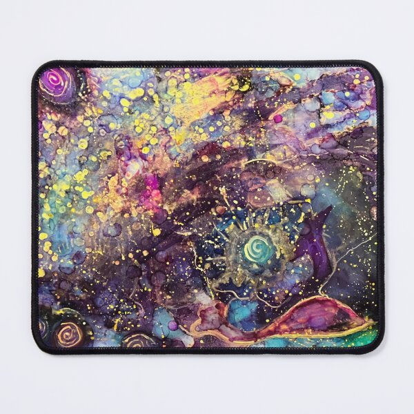 Item preview, OuterSpace SeaWorld of Color and Explosions of Gold designed and sold by Nomad Nikki – Abstract Fluid Artist & Full-Time Traveler.