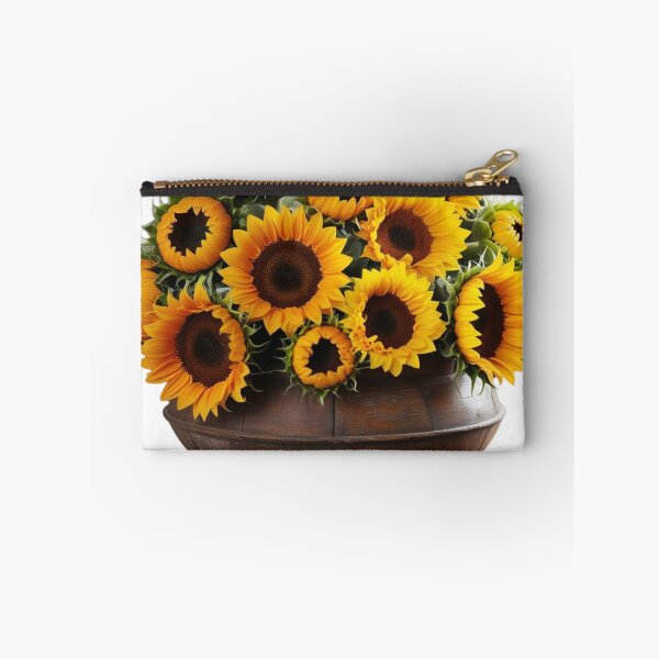 Item preview, Sunflower Bouquet – Multiple Blooms in Rustic Vase for Art Projects designed and sold by STmez Design.