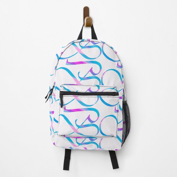 Item preview, Pink and Blue Sways - Monogram Alphabet Letter B designed and sold by WD-Artist.