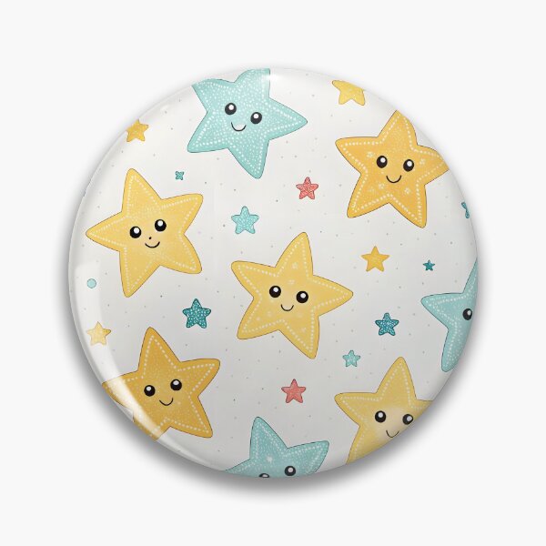 Item preview, Smiling Stars Pattern  designed and sold by trendspatterns.