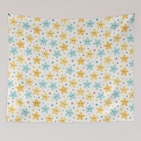 Item preview, Smiling Stars Pattern  designed and sold by trendspatterns.