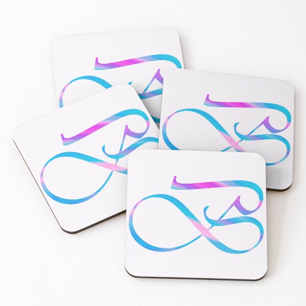 Item preview, Pink and Blue Sways - Monogram Alphabet Letter B designed and sold by WD-Artist.