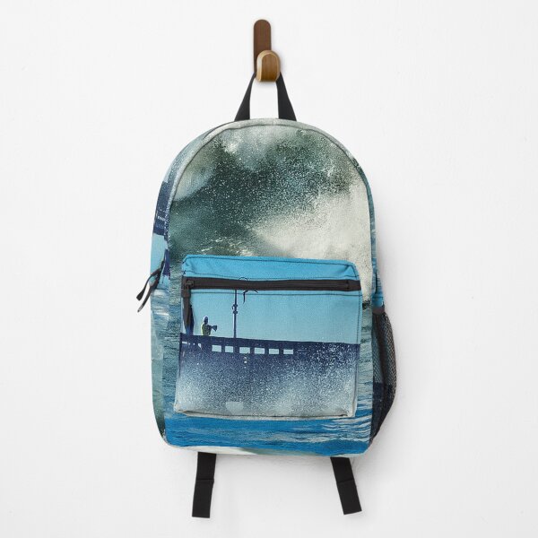 Item preview, Awesome Ocean Surf Waves Crashing Against Pier designed and sold by DEC02.
