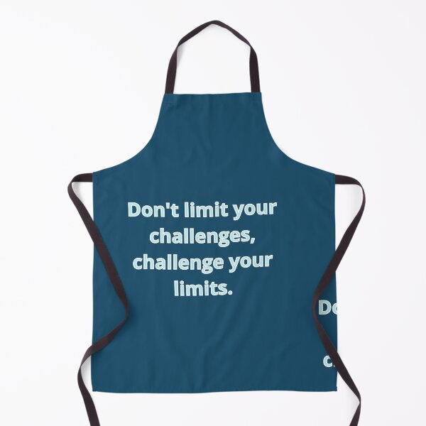 Item preview, Don't Limit Your Challenges - Challenge Your Limits Triathlon Motivation designed and sold by Triathlongram.