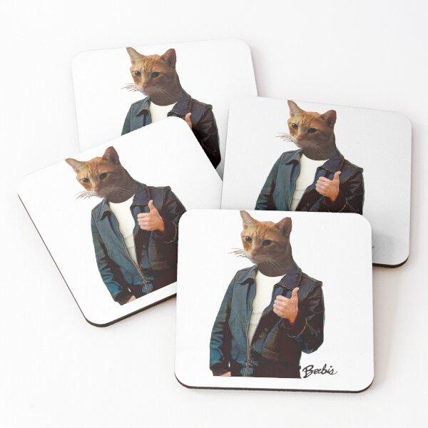 Item preview, Happy Days Retro Orange Tabby, 50s Cat Art, Cool Cat Gift designed and sold by Beebis.