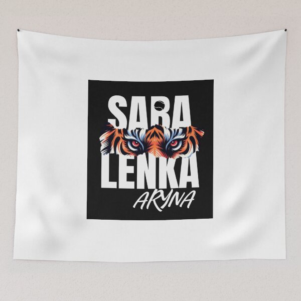 Item preview, Aryna Sabalenka with tiger eyes designed and sold by AissTee.