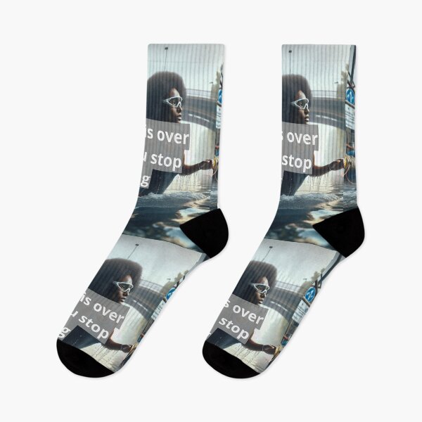Item preview, Nothing Is Over Until You Stop Trying - Motivational Triathlon Quote designed and sold by Triathlongram.