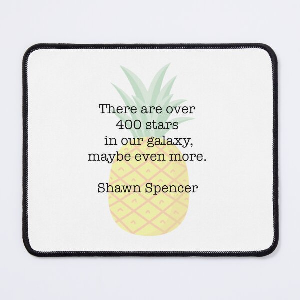 Item preview, 400 stars, Shawn Spencer designed and sold by FunandWhimsy.