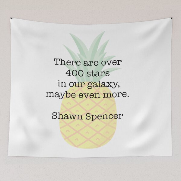 Item preview, 400 stars, Shawn Spencer designed and sold by FunandWhimsy.