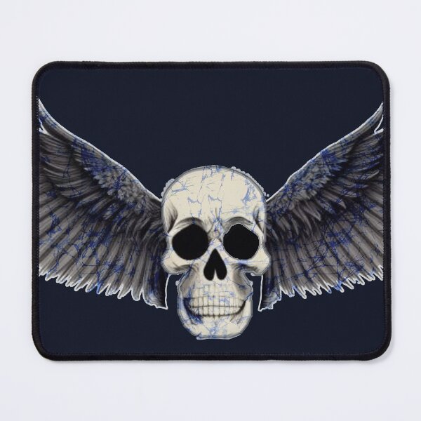 Item preview, Flying skull batik designed and sold by AuroraXGreen.