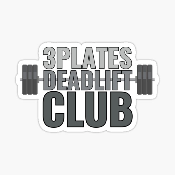 Item preview, 3 Plates Deadlift Club designed and sold by Alberto Dominguez.
