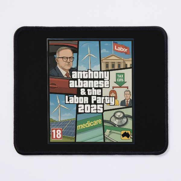 Item preview, Anthony Albanese Australian Labor Party designed and sold by CoolCrazyQuirky.