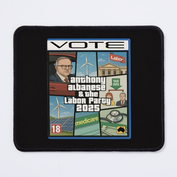Item preview, Vote Anthony Albanese Australian Labor Party designed and sold by CoolCrazyQuirky.