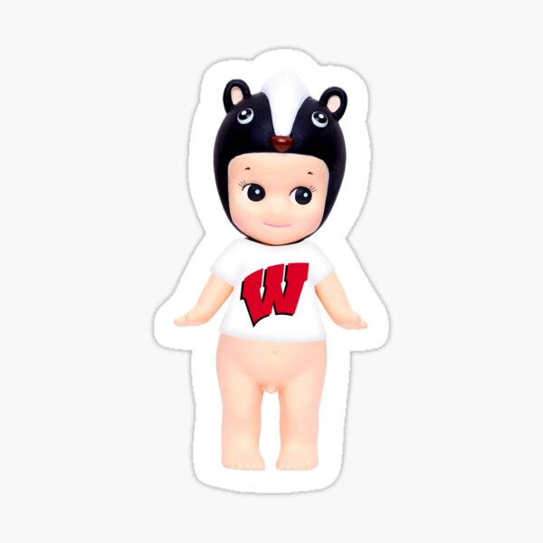 Vista previa del artículo con la obra «Sonny Angel de Wisconsin / Sonny Angel de la Universidad de Wisconsin-Madison», diseñado y vendido por demsicle.