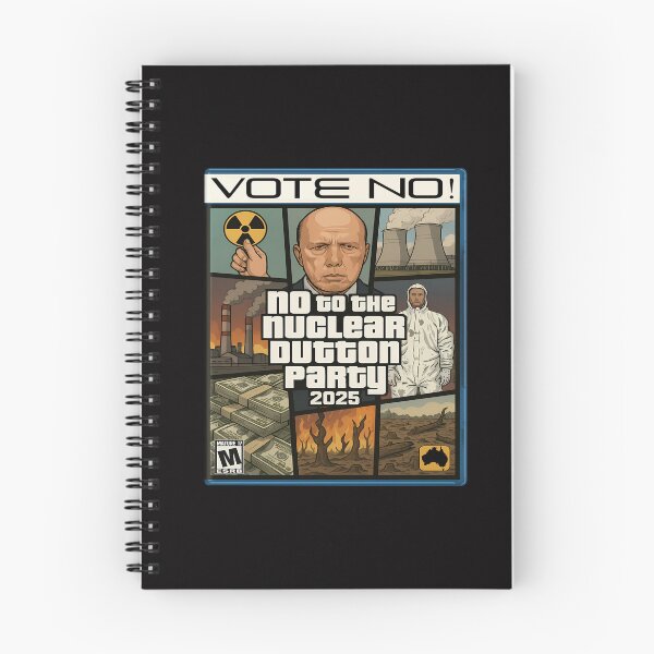 Item preview, Vote No Liberal Party Australia Nuclear Energy design designed and sold by CoolCrazyQuirky.