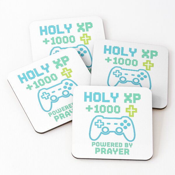 Item preview, Holy XP Powered by Prayer Video Game designed and sold by Flashy Flamingo.