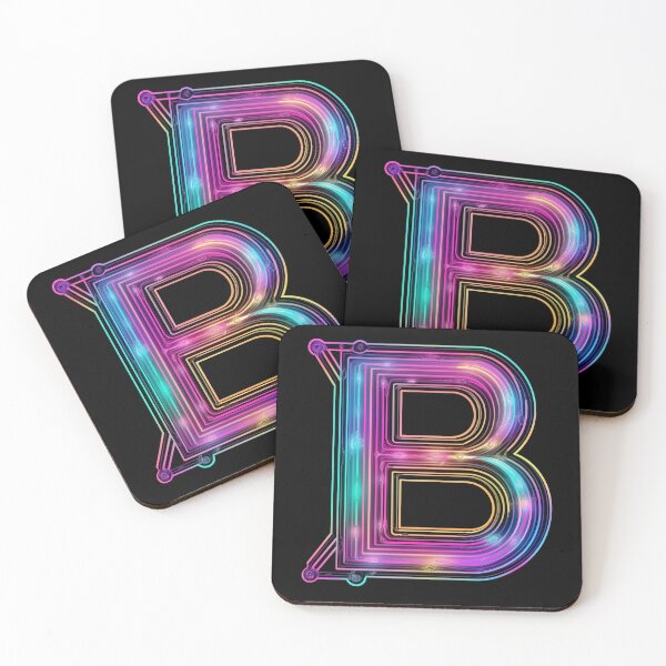 Item preview, Neon Letter B designed and sold by BNikiDesigns.