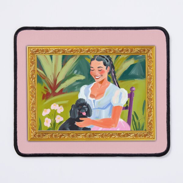 Item preview, Oil Painting with Miniature Poodle designed and sold by ThiccAndSik.