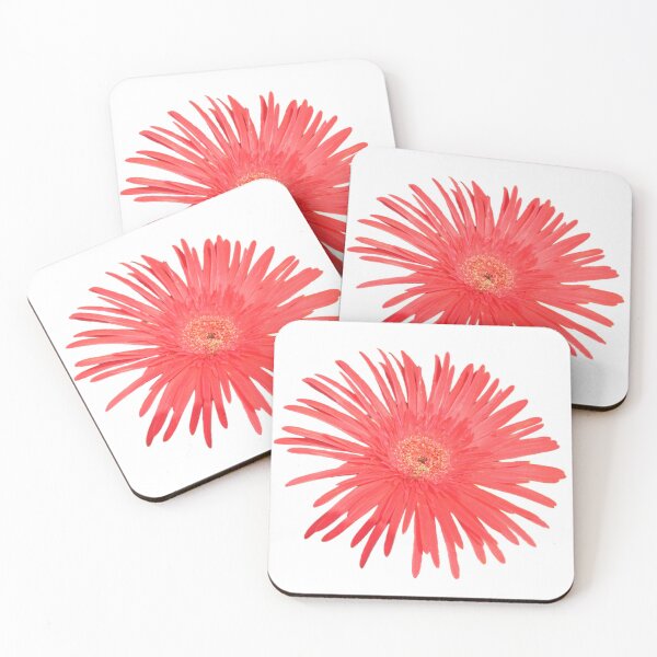 Item preview, Red Gerbera Spider Daisy Die Cut designed and sold by JoyousArt4u.
