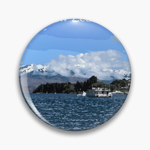 Item preview, Vintage Lake Wanaka New Zealand Travel designed and sold by ashandbubu.