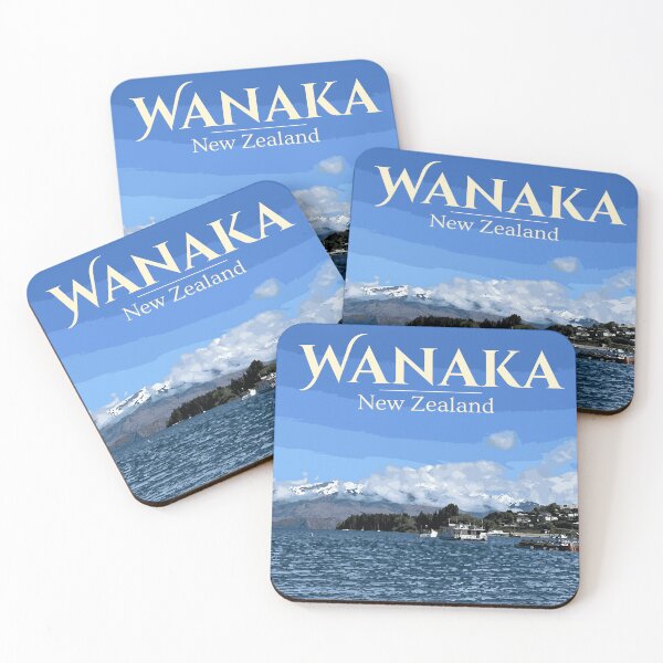 Item preview, Vintage Lake Wanaka New Zealand Travel designed and sold by ashandbubu.