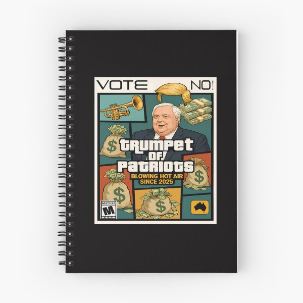 Item preview, Vote No Clive Palmer Trumpet of Patriots design designed and sold by CoolCrazyQuirky.