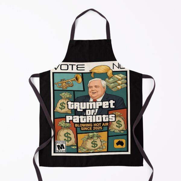 Item preview, Vote No Clive Palmer Trumpet of Patriots design designed and sold by CoolCrazyQuirky.