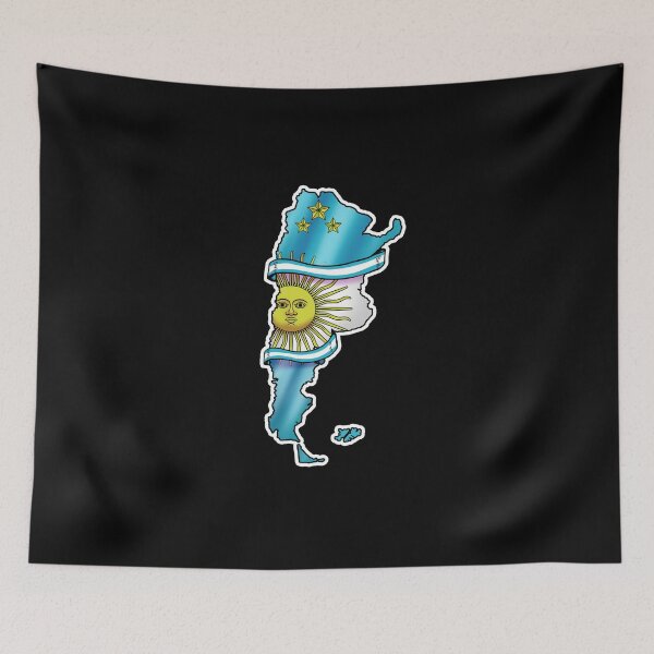 Item preview, Argentina map designed and sold by Blck-Acid-Devil.