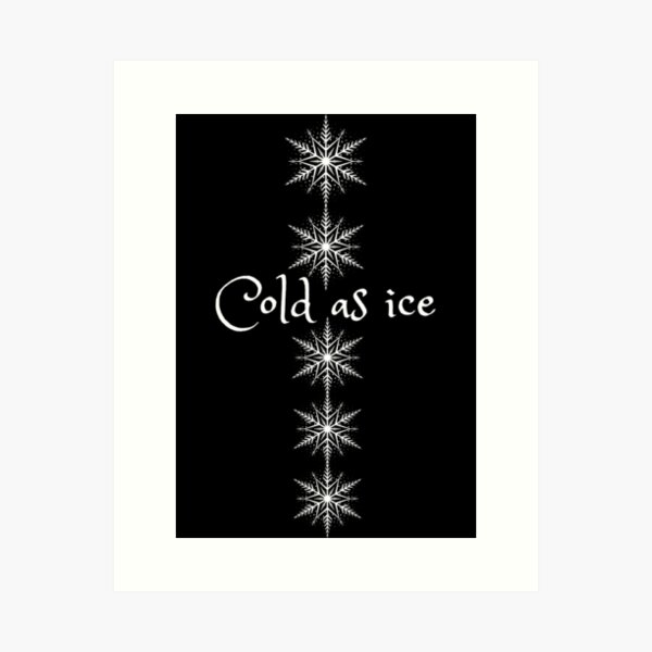Item preview, Cold as ice designed and sold by whatthefoxsays.