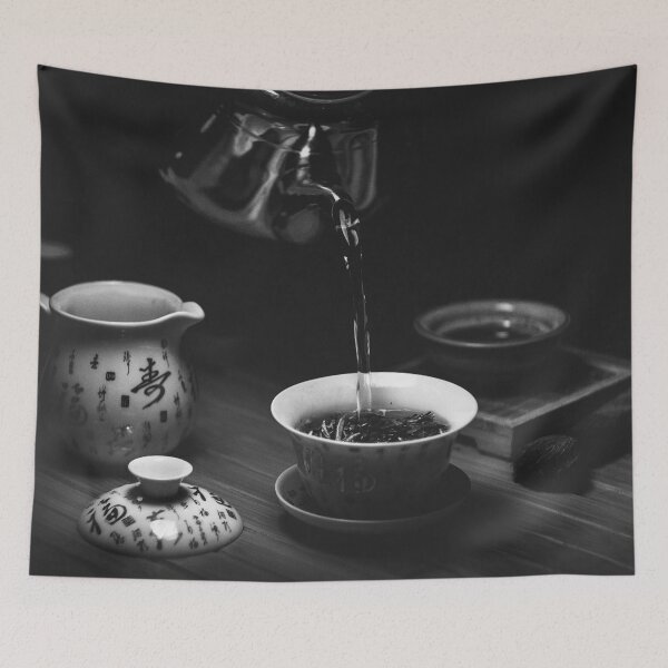 Item preview, Chinese Gongfu Tea Ceremony - Black and White designed and sold by Drawings Project.
