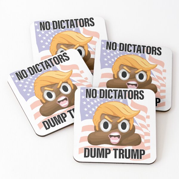 Item preview, No Dictators, Dump Trump designed and sold by travelwitheric.