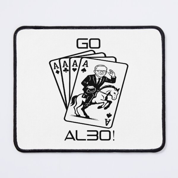 Item preview, Go Albo Anthony Albanese Australian Labor Party designed and sold by CoolCrazyQuirky.