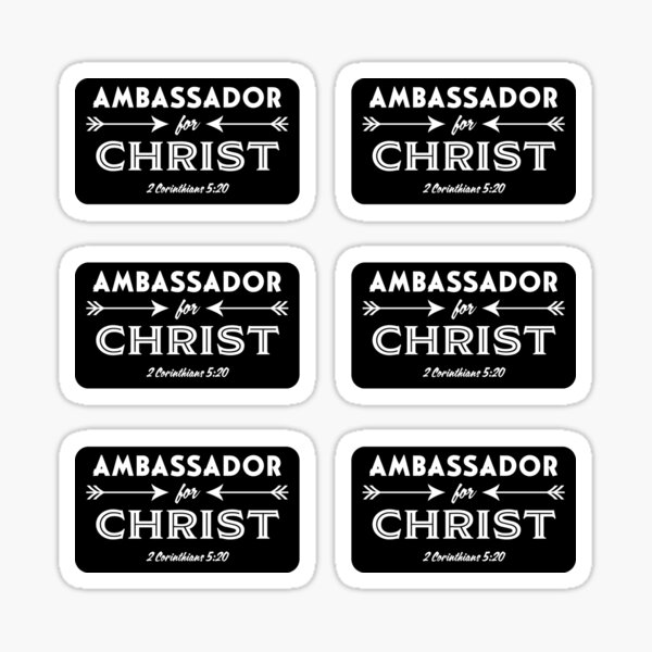 Item preview, Ambassador for Christ Scripture Slogan designed and sold by KTSubz Designs.