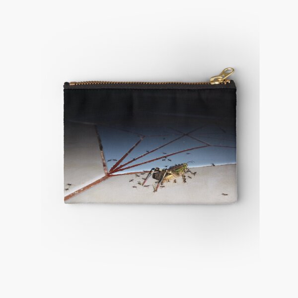 Item preview, Dead grasshopper carried by ants on the floor. designed and sold by Yusuf-Design.