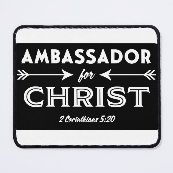 Item preview, Ambassador for Christ Scripture Slogan designed and sold by KTSubz Faith & Fun Designs.