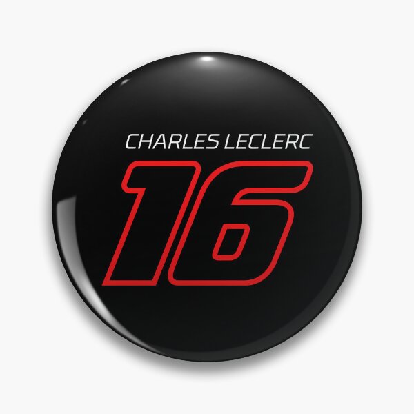 Item preview, Leclerc Noir 16 Art - Minimalist F1 Driver Black Graphic | Racing Number designed and sold by Studio F1Grid.
