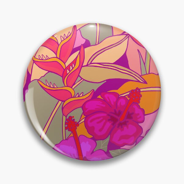 Item preview, Hot Jungle Mosaic Floral designed and sold by Linda Maliuana.
