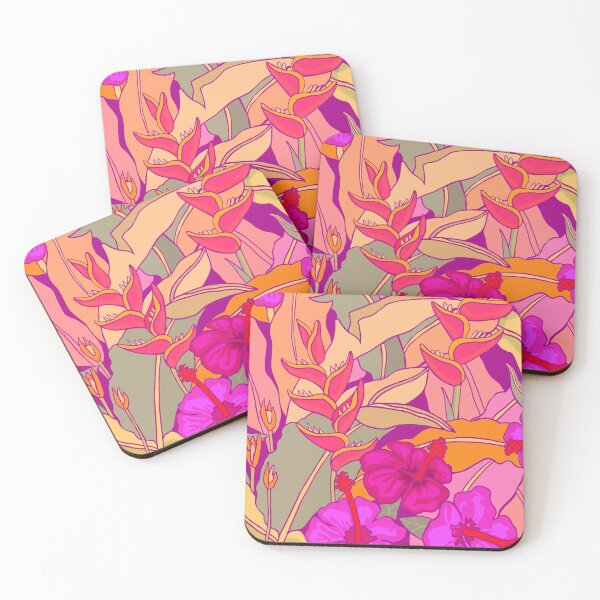 Item preview, Hot Jungle Mosaic Floral designed and sold by Linda Maliuana.