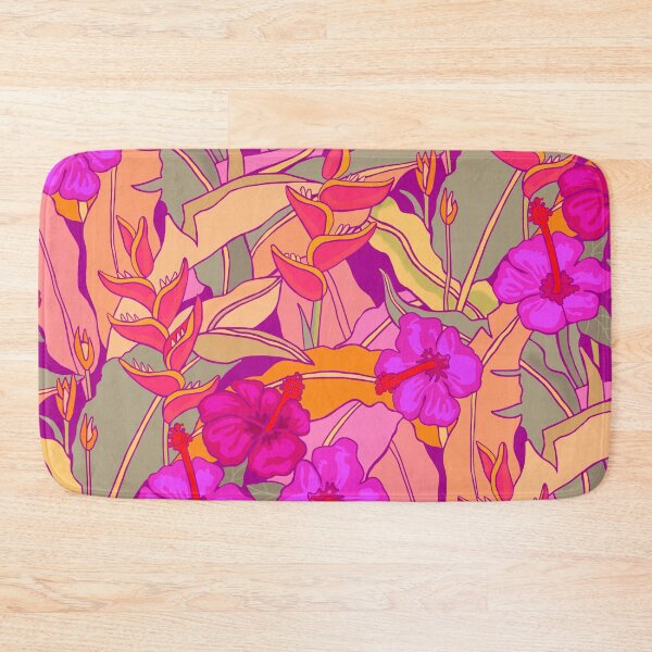 Item preview, Hot Jungle Mosaic Floral designed and sold by Linda Maliuana.