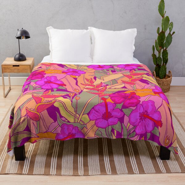 Item preview, Hot Jungle Mosaic Floral designed and sold by Linda Maliuana.