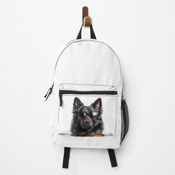 Item preview, Funny cool Belgian Sheepdog wearing sunglasses designed and sold by LazyOwlStore.