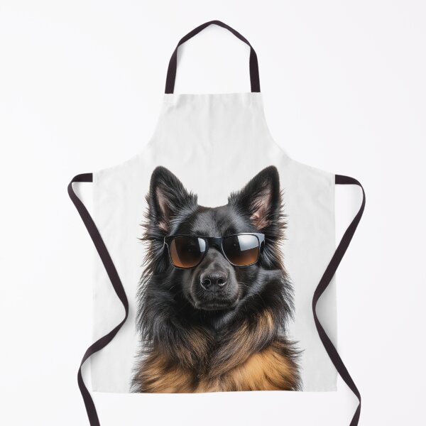 Item preview, Funny cool Belgian Sheepdog wearing sunglasses designed and sold by LazyOwlStore.