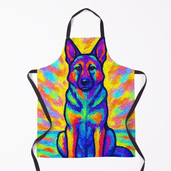 Item preview, Vibrant German Shepherd In Bold Colors designed and sold by ChrisButler.