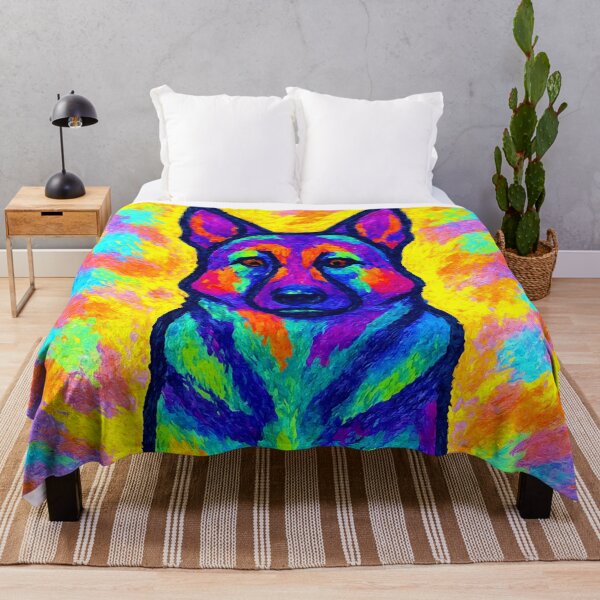 Item preview, Vibrant German Shepherd In Bold Colors designed and sold by ChrisButler.