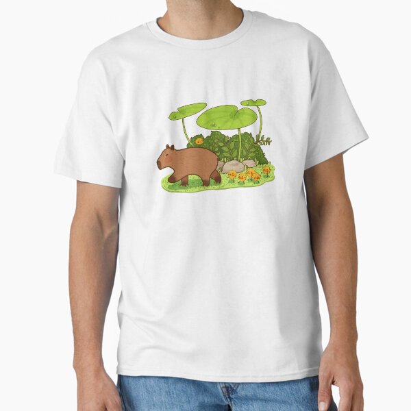 Item preview, Capybara in the Jungle designed and sold by AnyaJSForbes.