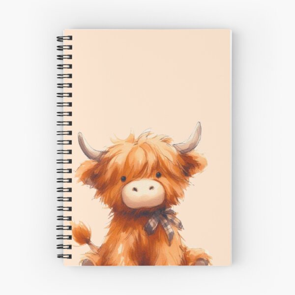 Item preview, Baby highland cow with bow designed and sold by DaintyDooodles.